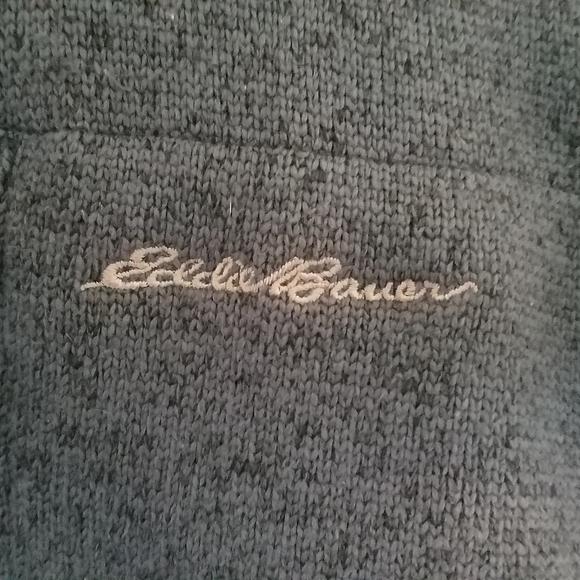 Mens Blue Eddie Bauer sweatshirt large - Picture 3 of 4